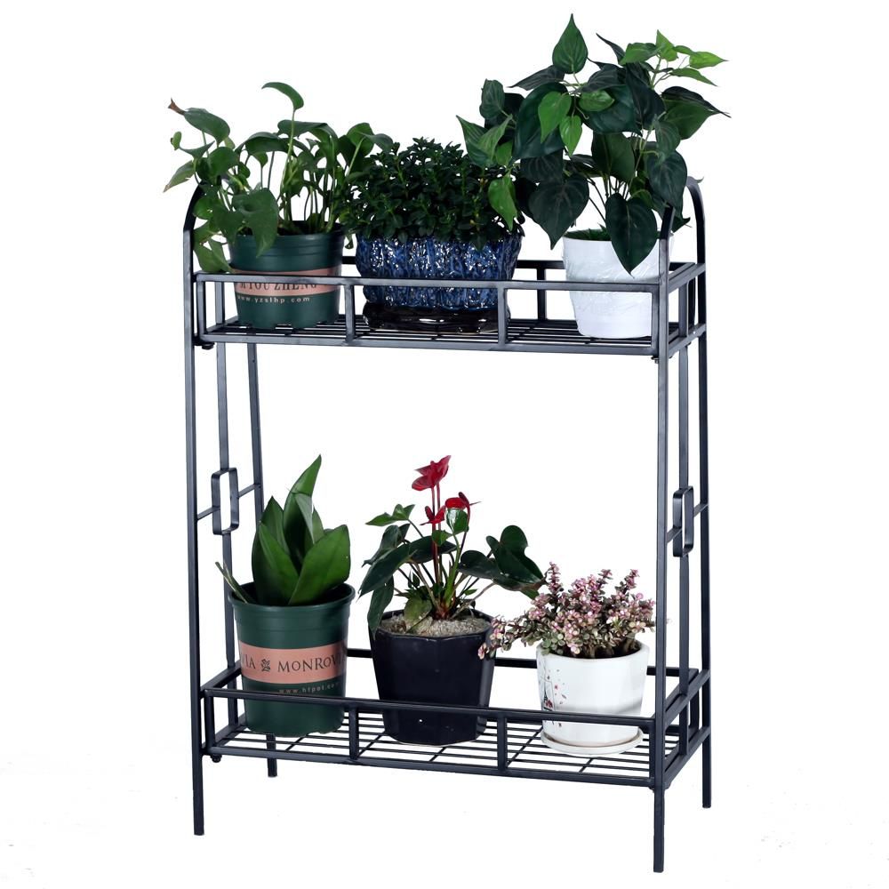 Ktaxon 32 Inch 2 Tier Indoor Outdoor Metal Multipurpose Plant Stand –  Walmart With Regard To 32 Inch Plant Stands (View 13 of 15)
