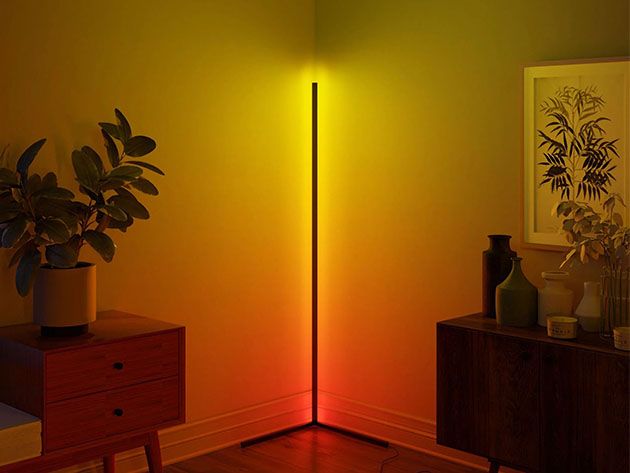 Lamp Depot Minimalist Led Corner Floor Lamp (2 Pack) | Stacksocial With Minimalist Floor Lamps (View 10 of 15)