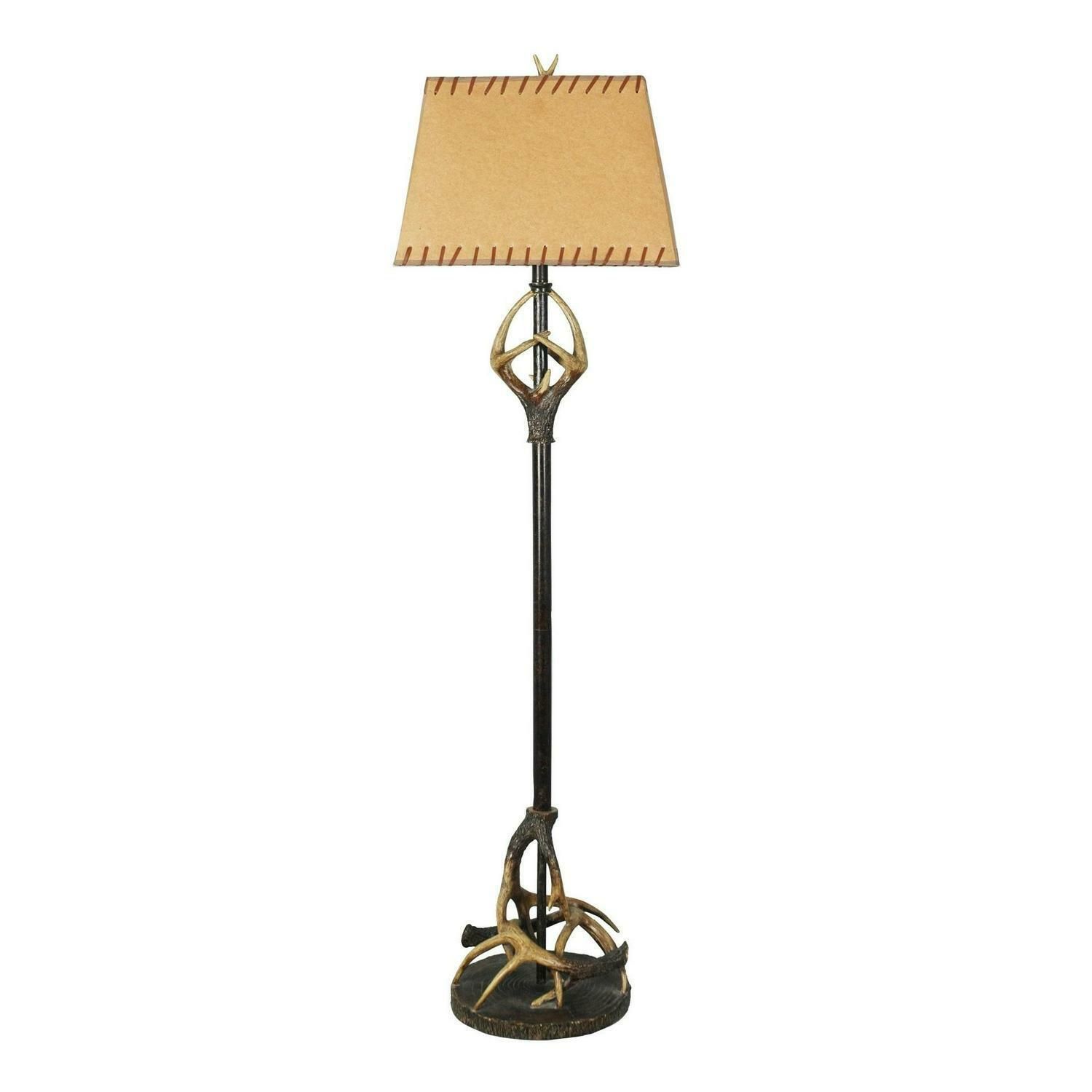 Lamps Per Se 61  Inch Antler Floor Lamp | Ebay Throughout 61 Inch Floor Lamps (View 10 of 15)