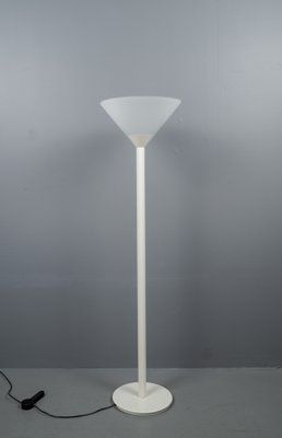 Large Futuristic German Mouth Blown Frosted Glass Floor Lamp From Limburg,  1960s For Sale At Pamono Intended For Frosted Glass Floor Lamps (Photo 8 of 15)