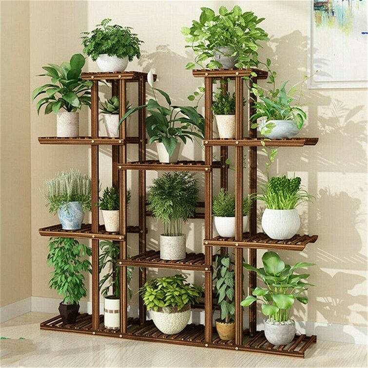 Lark Manor Large Multi Tier Plant Stand & Reviews | Wayfair Within Wide Plant Stands (View 1 of 15)