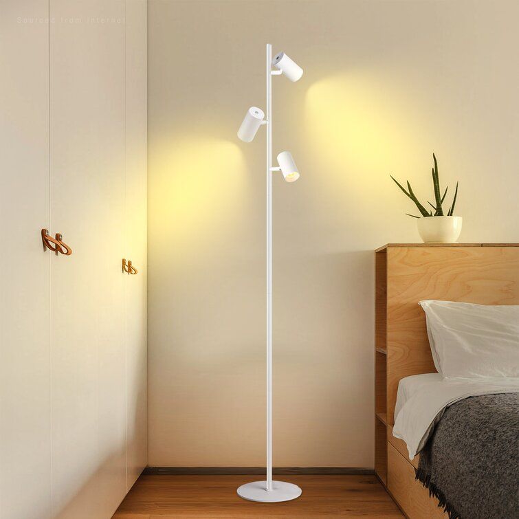 Latitude Run® 67'' Led Tree Floor Lamp & Reviews | Wayfair Inside Minimalist Floor Lamps (Photo 6 of 15)