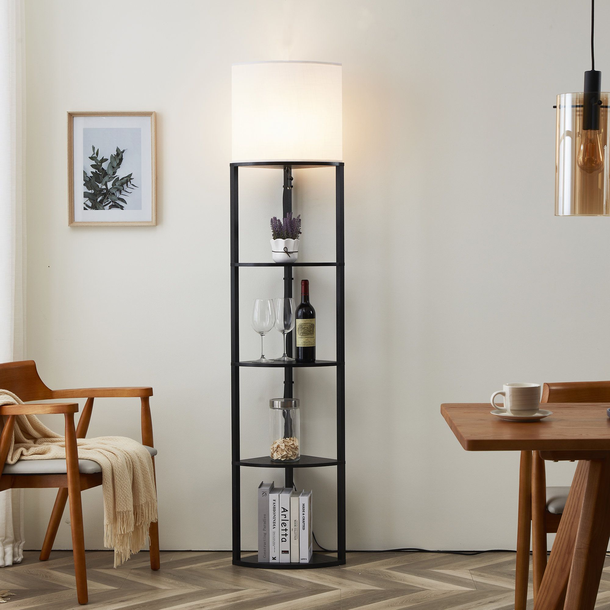 Latitude Run® 72" Column Floor Lamp & Reviews | Wayfair In 72 Inch Floor Lamps (View 3 of 15)