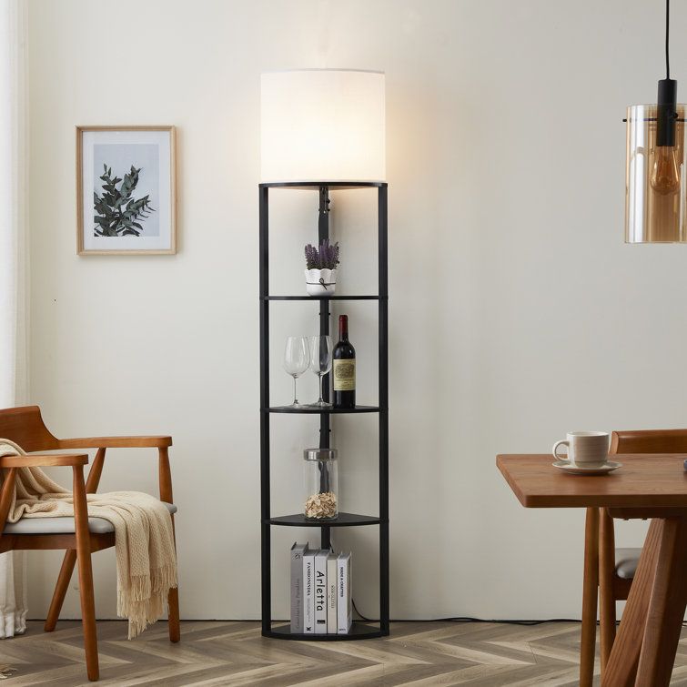 Latitude Run® 72" Column Floor Lamp & Reviews | Wayfair Pertaining To Minimalist Floor Lamps (Photo 11 of 15)