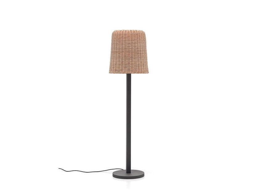 Lc 93 Floor Lampgervasoni Design Paola Navone Throughout Woven Cane Floor Lamps (View 3 of 15)