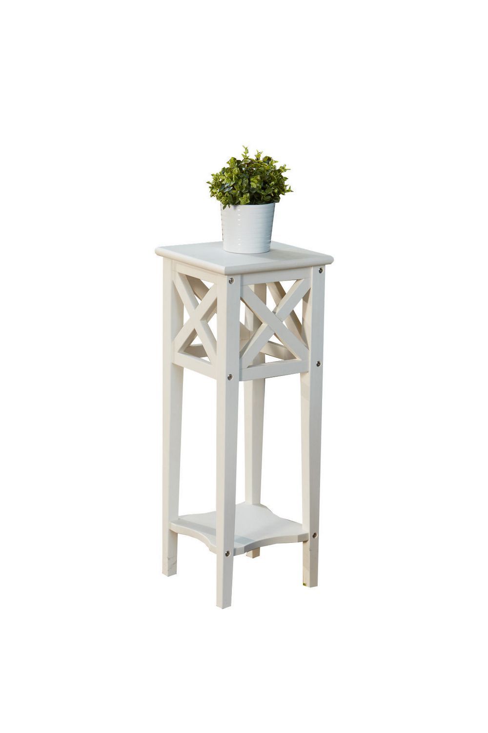 Leisure Design White Ivy Plant Stand | Walmart Canada With Regard To Ivory Plant Stands (View 6 of 15)