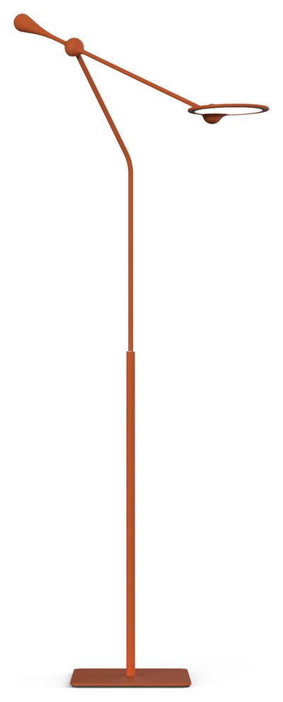 Light & Contrast, Trapeze Floor Lamp – Floor Lamps  Ameico | Houzz With Regard To Orange Floor Lamps (View 13 of 15)