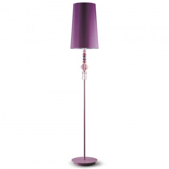 Lladró Belle De Nuit Floor Lamp Pertaining To Purple Floor Lamps (View 13 of 15)