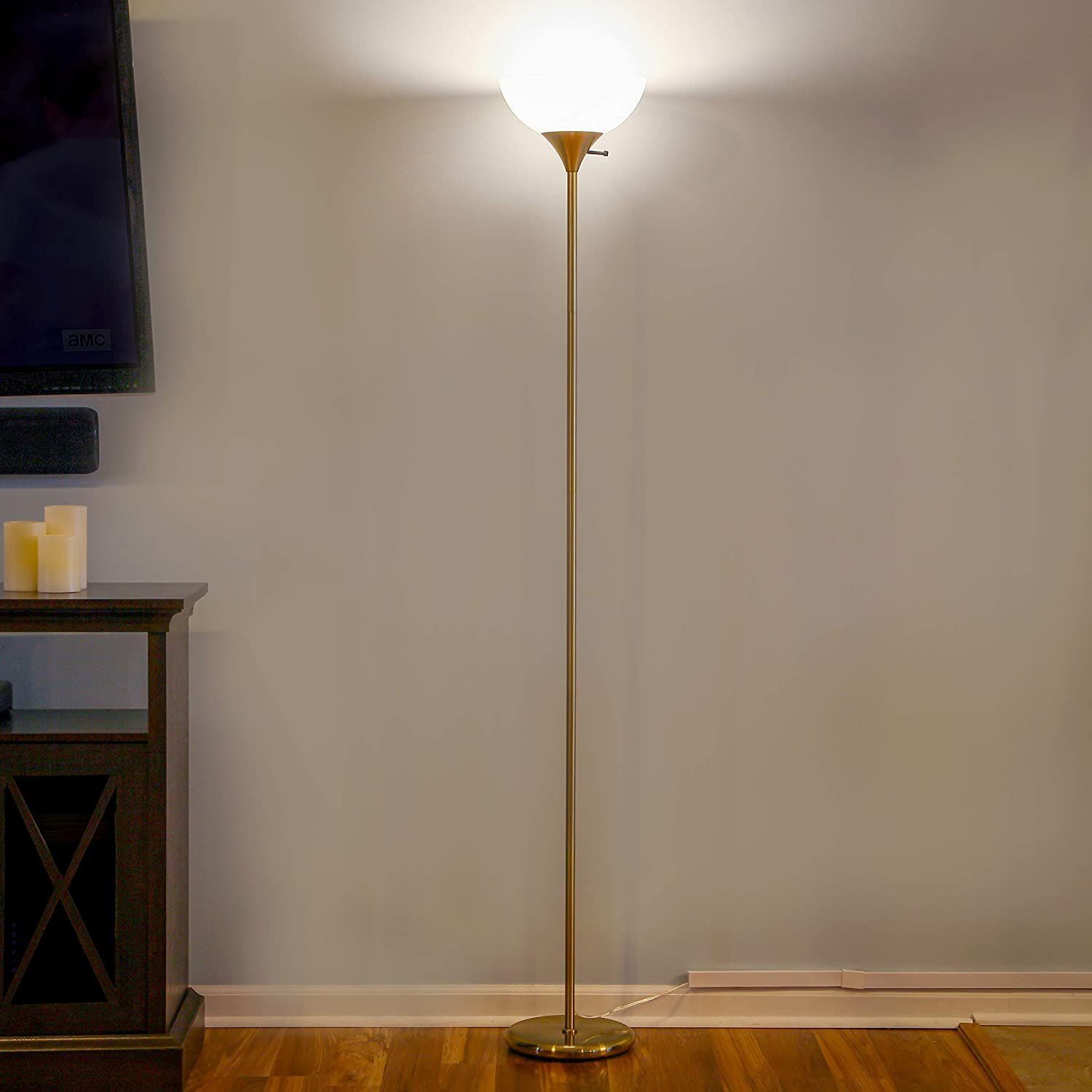 Mercer41 Semra 72" Torchiere Floor Lamp & Reviews | Wayfair With 72 Inch Floor Lamps (View 11 of 15)