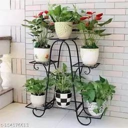 Mf  6 Tier Plant Stands For Indoors And Outdoors, Flower Pot Holder Shelf  For Multi Plants, In White 32 Inch Plant Stands (View 15 of 15)