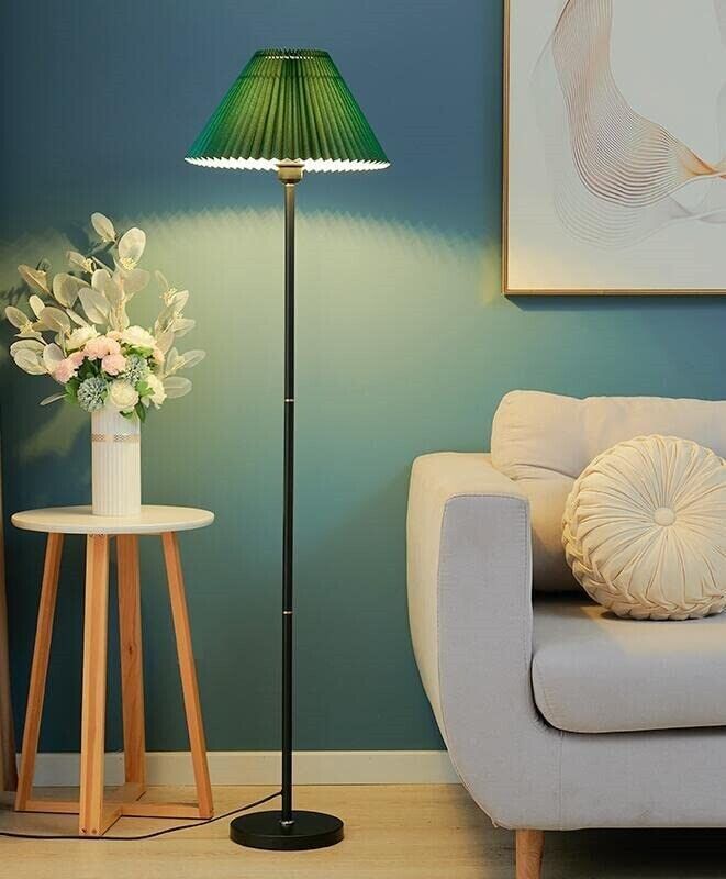Mid Century Modern Floor Lamp Standing Reading Living Room Black Green  Shade Led | Ebay Inside Mid Century Floor Lamps (View 4 of 15)