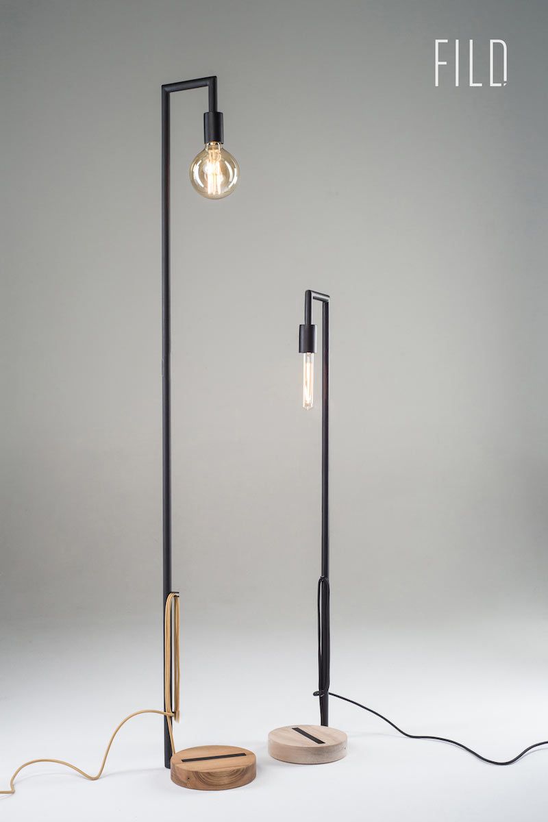 Minimalist Floor Lamps Made Of Wood And Metal In Minimalist Floor Lamps (View 7 of 15)