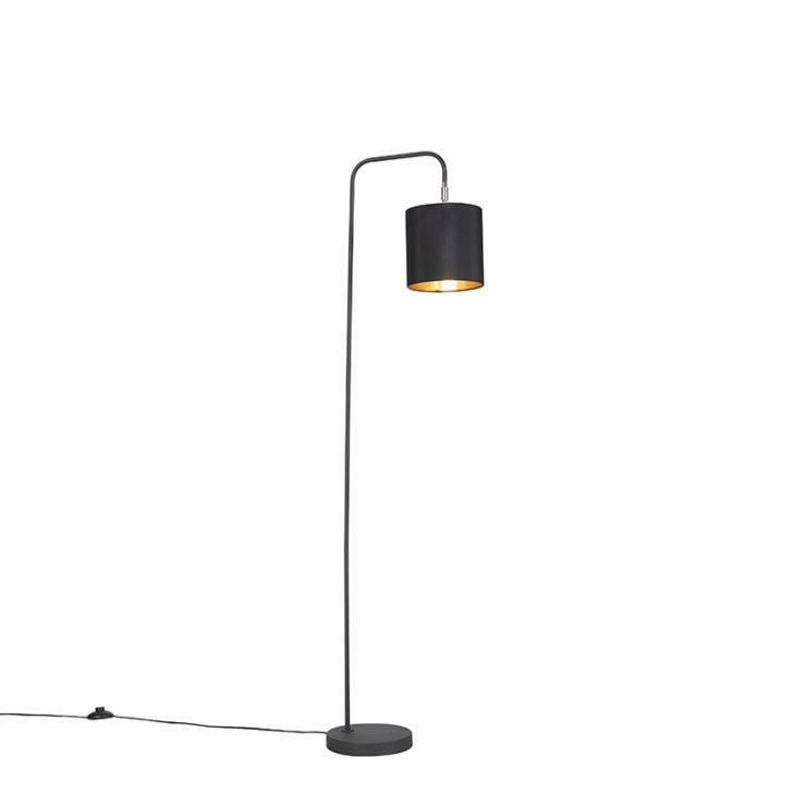 Modern Floor Lamp Black – Lofty | Lampandlight Ie Regarding Black Floor Lamps (View 6 of 15)