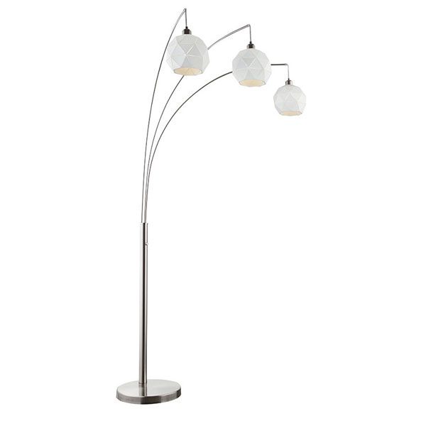 Modern Floor Lamps | Panda 3 Light Arc Floor Lamp | Eurway In 3 Light Floor Lamps (View 9 of 15)