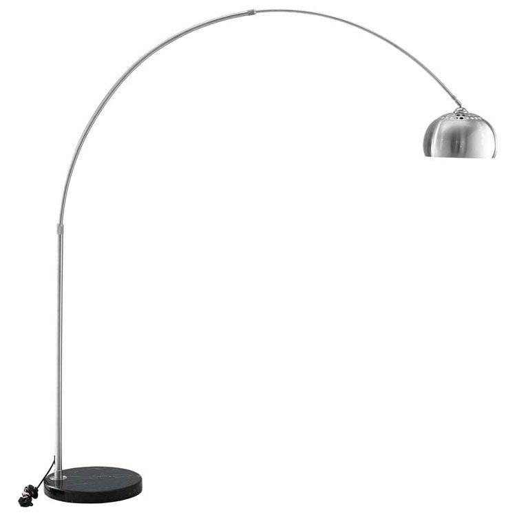Modern Lamps | Salzburg Black Base Arc Floor Lamp | Eurway In Marble Base Floor Lamps (View 10 of 15)