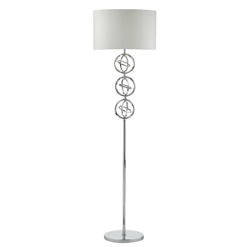 Modern Polished Chrome Circles Floor Lamp – Lighting And Lights Uk Intended For Chrome Floor Lamps (View 6 of 15)