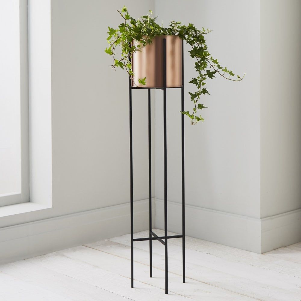 Native Copper Plant Stand 71cm | Fab Home Interiors Pertaining To Copper Plant Stands (View 9 of 15)