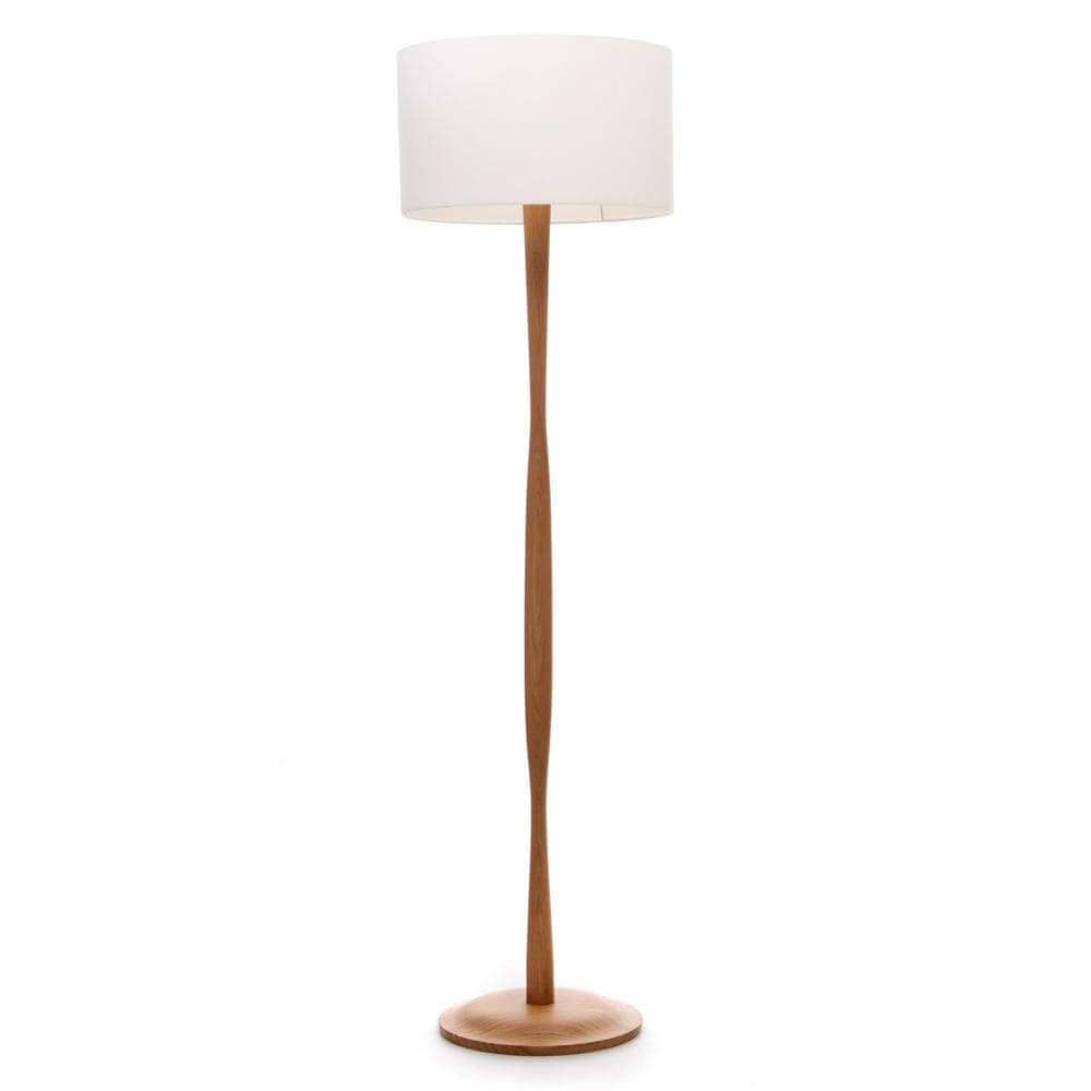 Oak Floor Lamp / Ships Worldwide / Wooden Floor Lamp / Simple – Etsy Uk For Oak Floor Lamps (Photo 6 of 15)