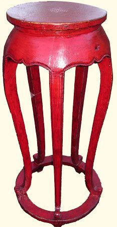 Oriental Five Legged Plant Stand Red Lacquer | Plant Stand, Red Lacquer,  Asian Plants Within Red Plant Stands (View 10 of 15)