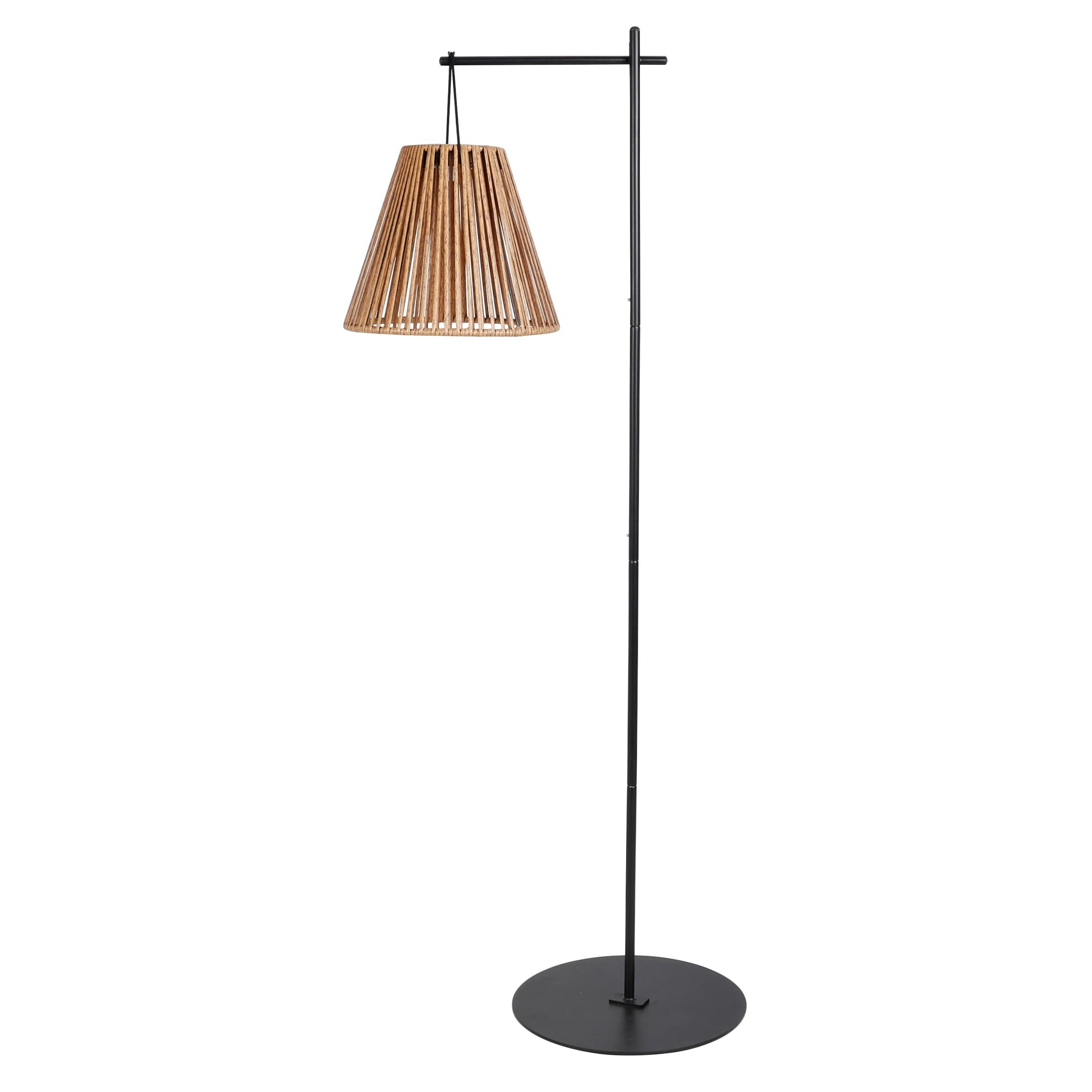 Origin 21 Southaven 70 In Black Floor Lamp At Lowes Pertaining To Rattan Floor Lamps (Photo 12 of 15)