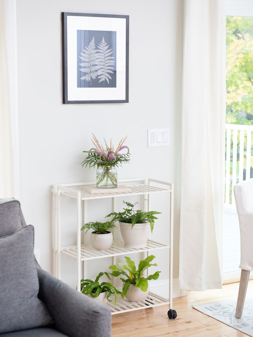Oslo 2 Tier Plant Stand With Folding Shelves | Gardener's Supply Pertaining To Two Tier Plant Stands (View 3 of 15)