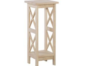 Ot 3069x 36 Inch Tall X Sided Plant Stand | Unfinished Furniture Of  Wilmington With 36 Inch Plant Stands (View 10 of 15)