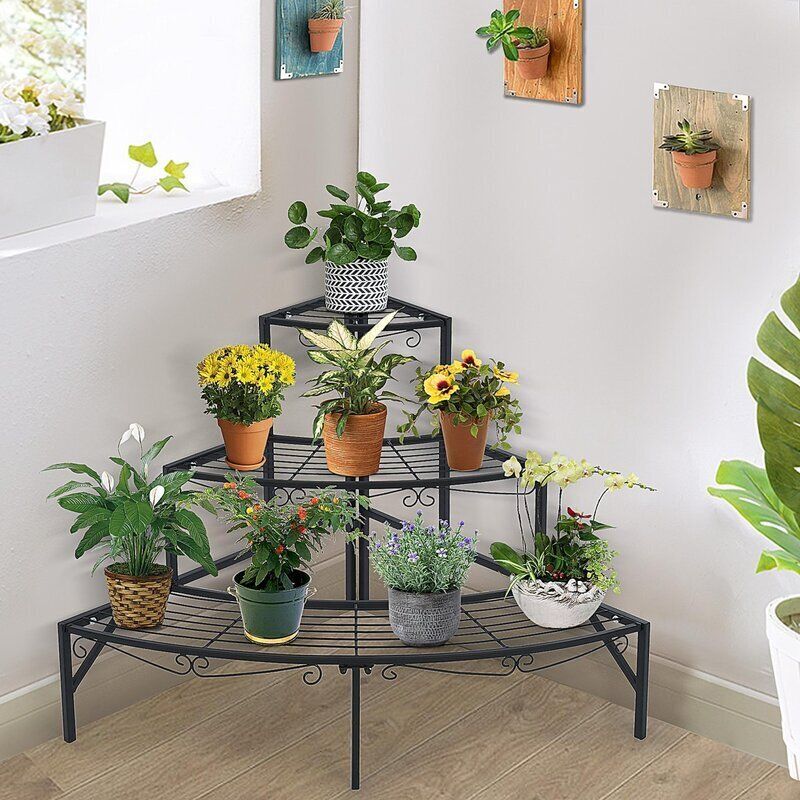 Outdoor Corner Plant Stand – Ideas On Foter Regarding Patio Flowerpot Stands (Photo 5 of 15)