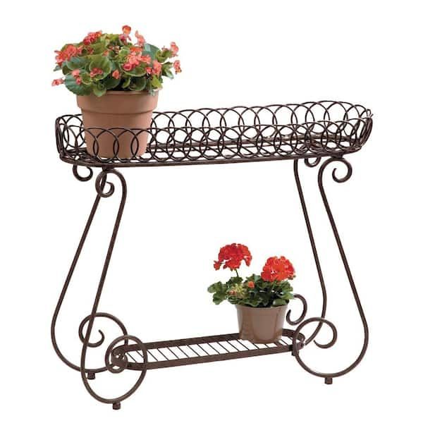 Oval Rings Planter Pl107 – The Home Depot Within Ring Plant Stands (Photo 9 of 15)
