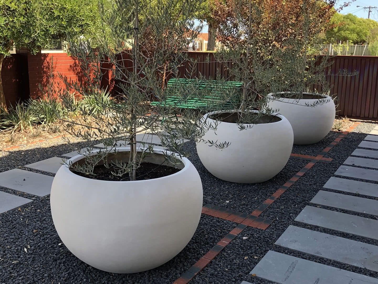 Perth's Best Range Ball Planters | The Outdoor Decor Company For Ball Plant Stands (Photo 11 of 15)
