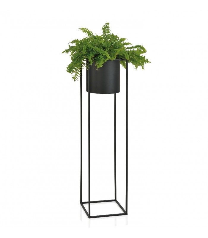 Plant Stand Black Metal – Height 100cm Throughout Black Plant Stands (View 9 of 15)