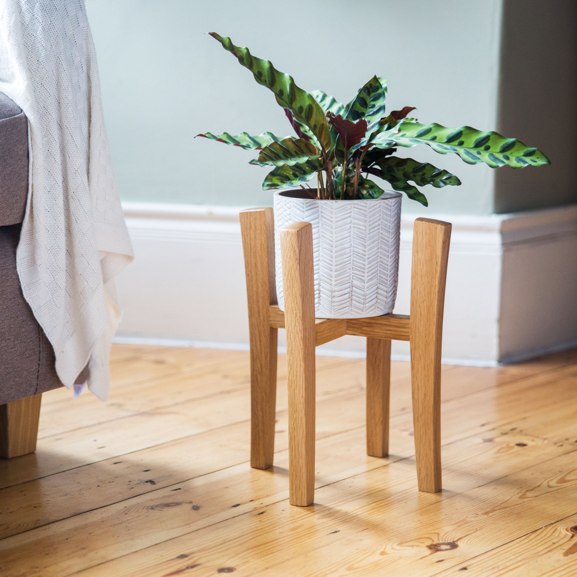 Plant Stand – Handmade In Britain Inside Wooden Plant Stands (View 6 of 15)