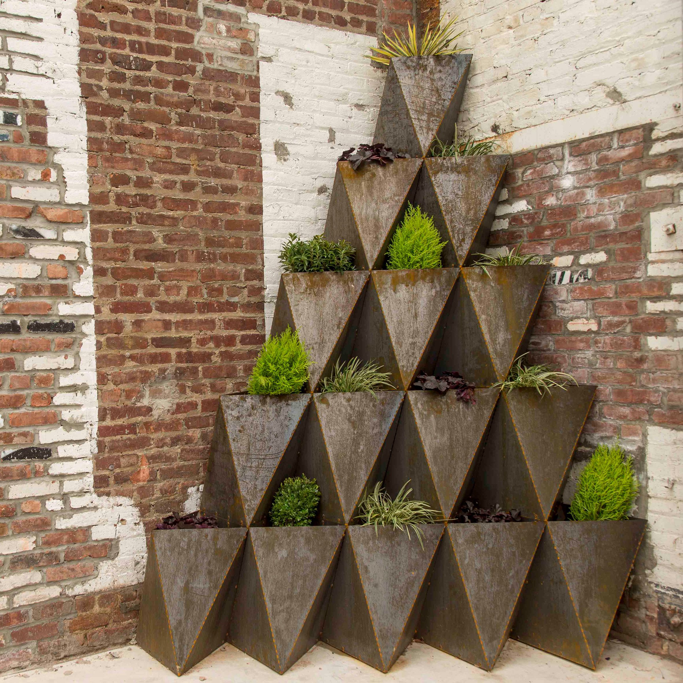 Prism Plantersthe Principals Stack Up Into Arches And Pyramids Intended For Prism Plant Stands (View 2 of 15)