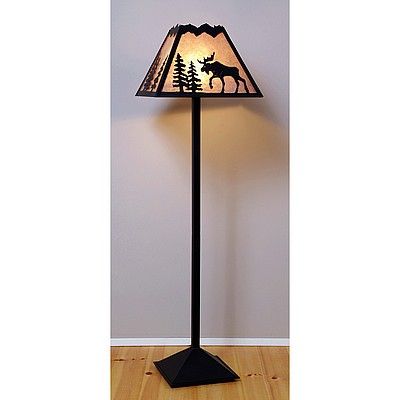 Rustic Floor Lamps Moose | Made In Usa | Rocky Unique Floor Lamp – Unique  Moose | Avalanche Ranch Lighting Pertaining To Rustic Floor Lamps (View 6 of 15)
