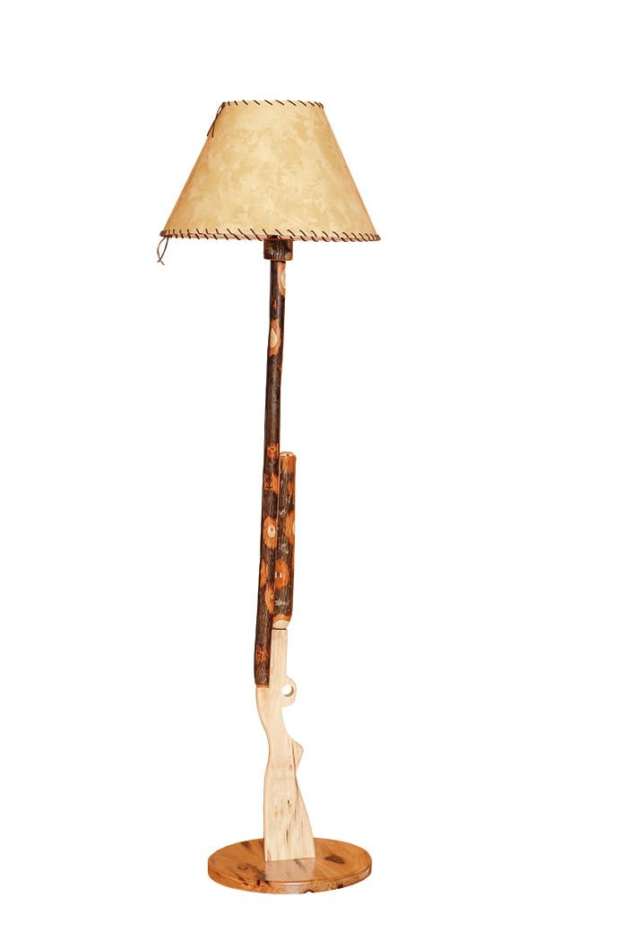 Rustic Hickory Gun Floor Lamp Within Rustic Floor Lamps (View 14 of 15)