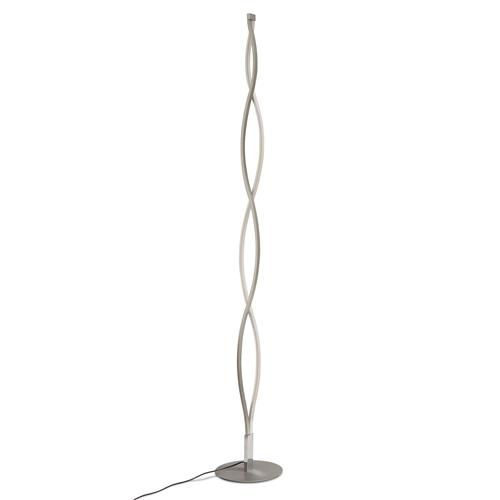 Sahara Led Dimmable Floor Lamp | The Lighting Superstore With Silver Chrome Floor Lamps (View 6 of 15)