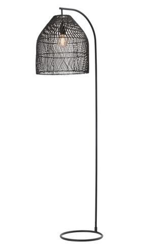 Sawyer Rattan Hanging Cane Woven Basket Shade Floor Lamp | Lighting Network In Woven Cane Floor Lamps (View 11 of 15)