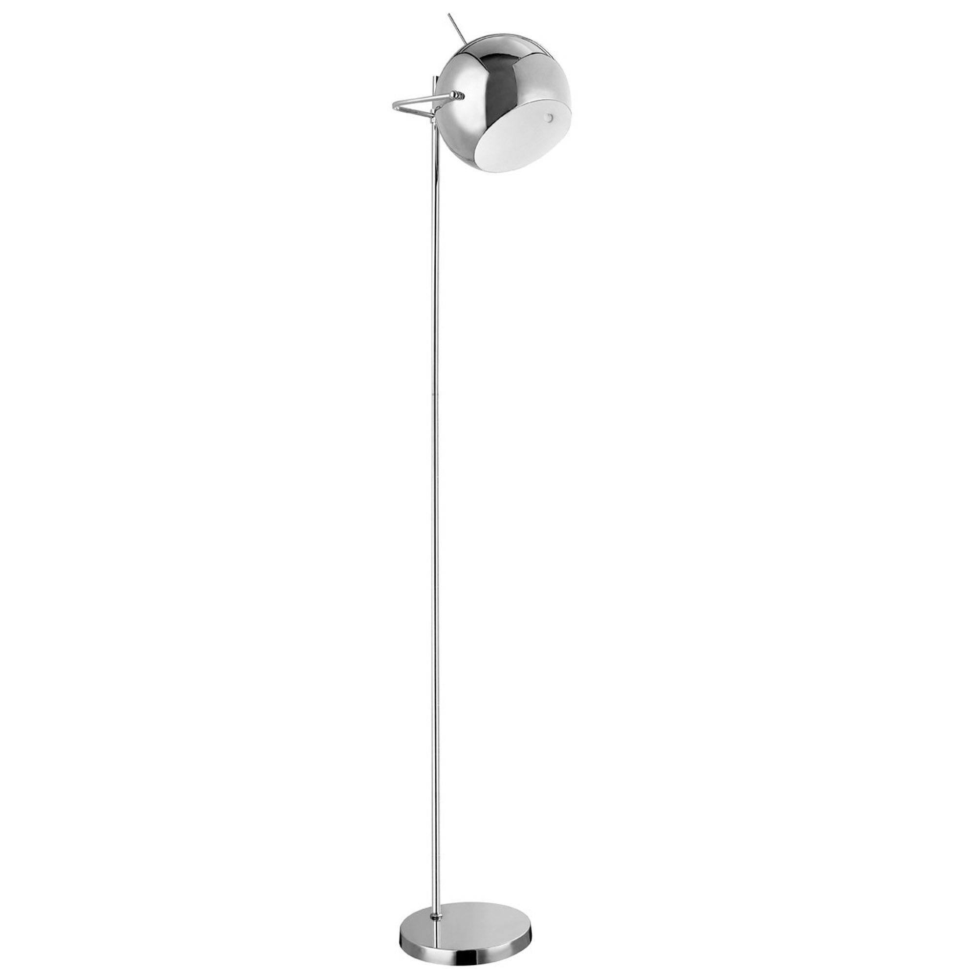 Silver Floor Lamp | Industrial Lighting | Homesdirect365 Throughout Silver Floor Lamps (Photo 8 of 15)