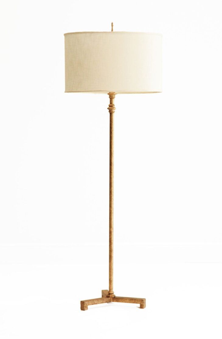 Simple Gold Floor Lamp – Perch Decor Inside Gold Floor Lamps (View 15 of 15)