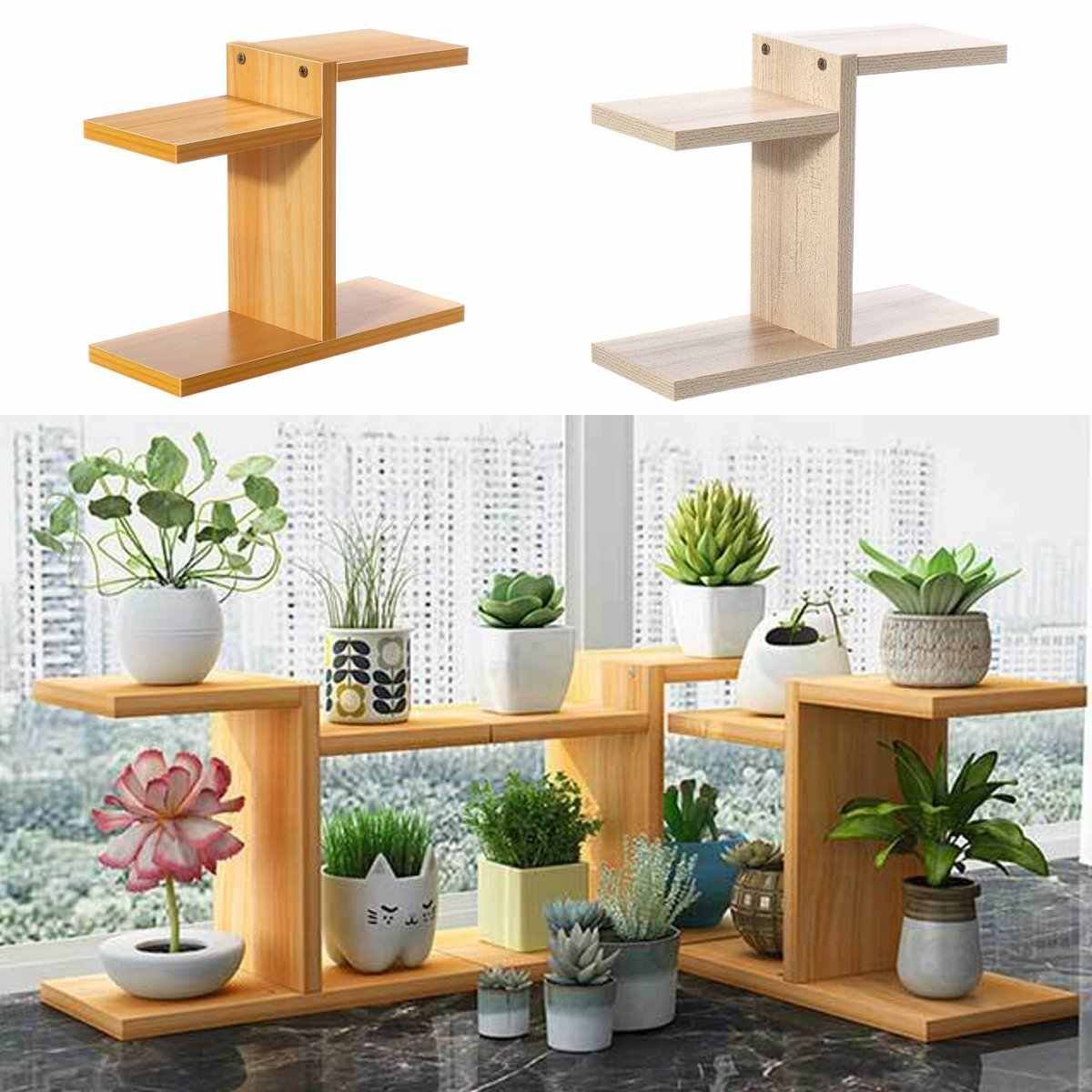 Simple Household Mdf Multi Layer Plant Stand Succulent Shelf Rack Balcony  Indoor Coffee Bar Desktop Garden Flower … | House Plants Decor, Plant Stand,  Plant Shelves With Particle Board Plant Stands (Photo 1 of 15)
