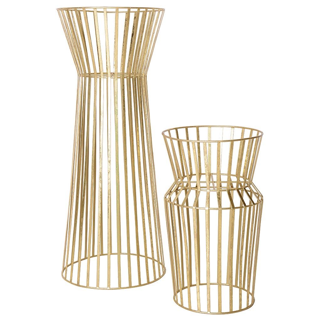 Soleil Gold Plant Stand | Audenza Within Gold Plant Stands (Photo 11 of 15)