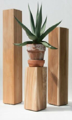 Solid Teak Plant Stands – Square: Landcraft Environments Within 24 Inch Plant Stands (View 5 of 15)