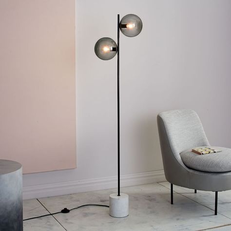 Sphere + Stem Floor Lamp | Modern Floor Lamps, Floor Lamp, Indoor Floor  Lamps In Sphere Floor Lamps (Photo 10 of 15)