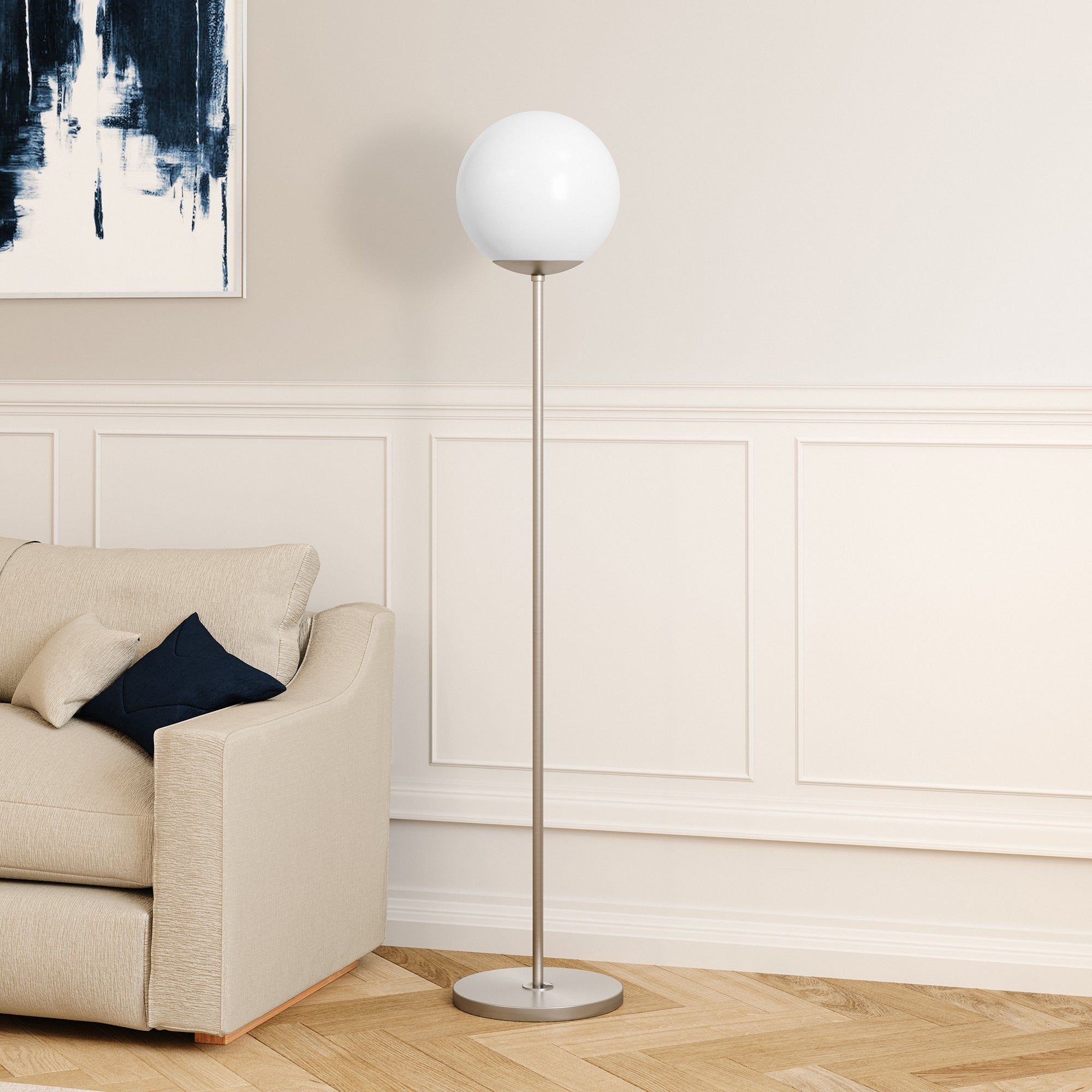 Theia Globe Shade Floor Lamp – On Sale – Overstock – 23572461 With Globe Floor Lamps (View 3 of 15)