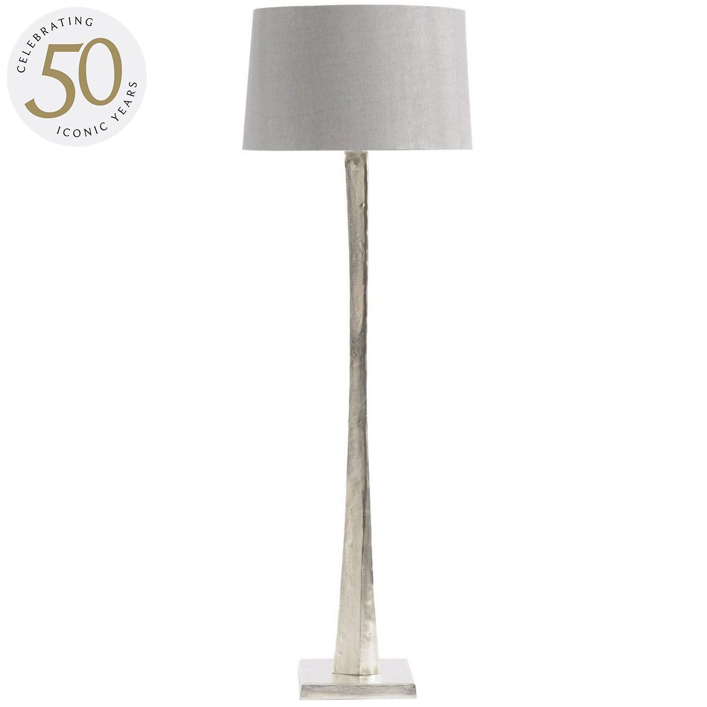Trinity Floor Lamp With Grey Shade Within Grey Shade Floor Lamps (View 9 of 15)
