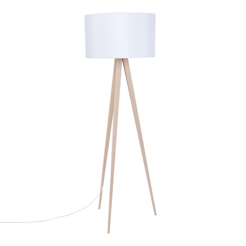 Tripod Floor Lamp Wood White | Zuiver For Wood Tripod Floor Lamps (View 10 of 15)