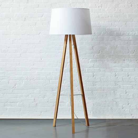 Tripod Wood Floor Lamp | Floor Lamps Living Room, Wooden Floor Lamps, Wooden  Tripod Floor Lamp Intended For Wood Tripod Floor Lamps (View 14 of 15)