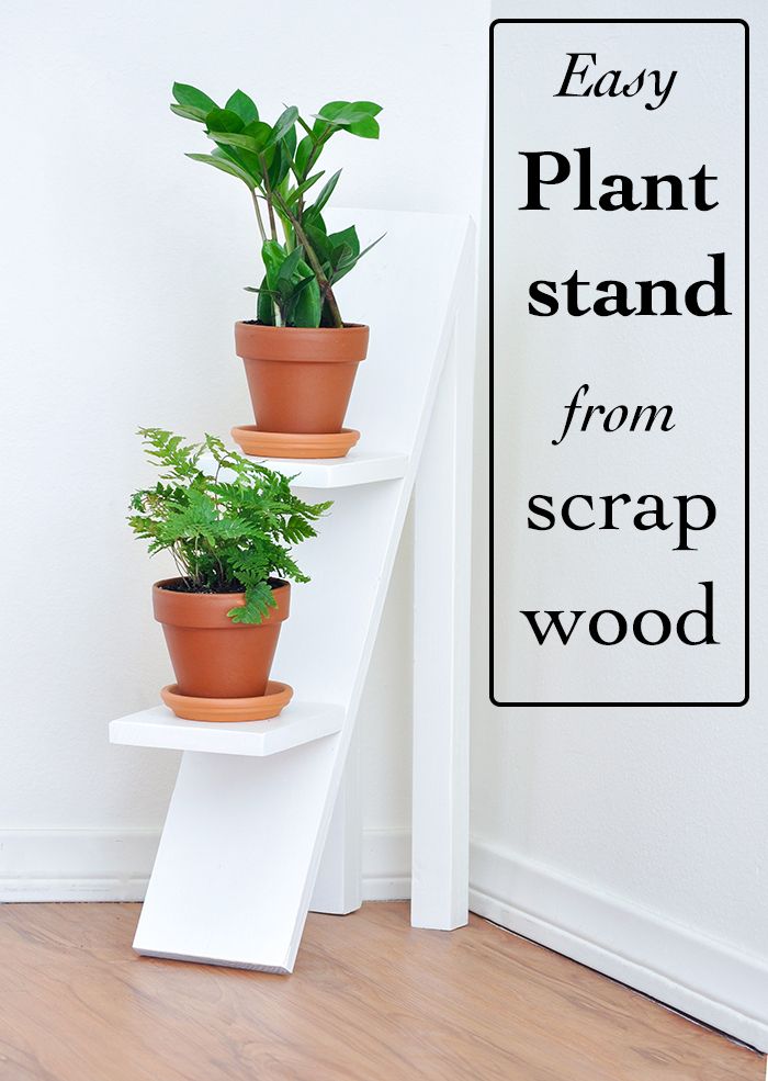 Two Tiered Plant Stand Using Scrap Wood – Pretty Handy Girl Within Two Tier Plant Stands (View 10 of 15)