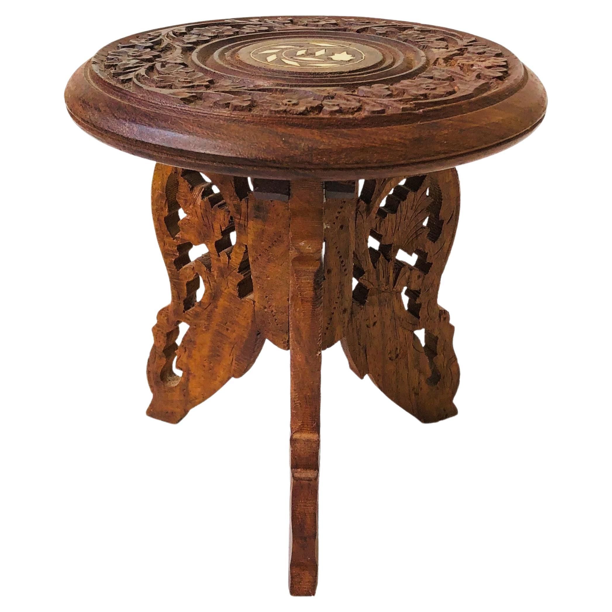Vintage Medium Carved Wood Plant Stand For Sale At 1stdibs Pertaining To Carved Plant Stands (View 4 of 15)