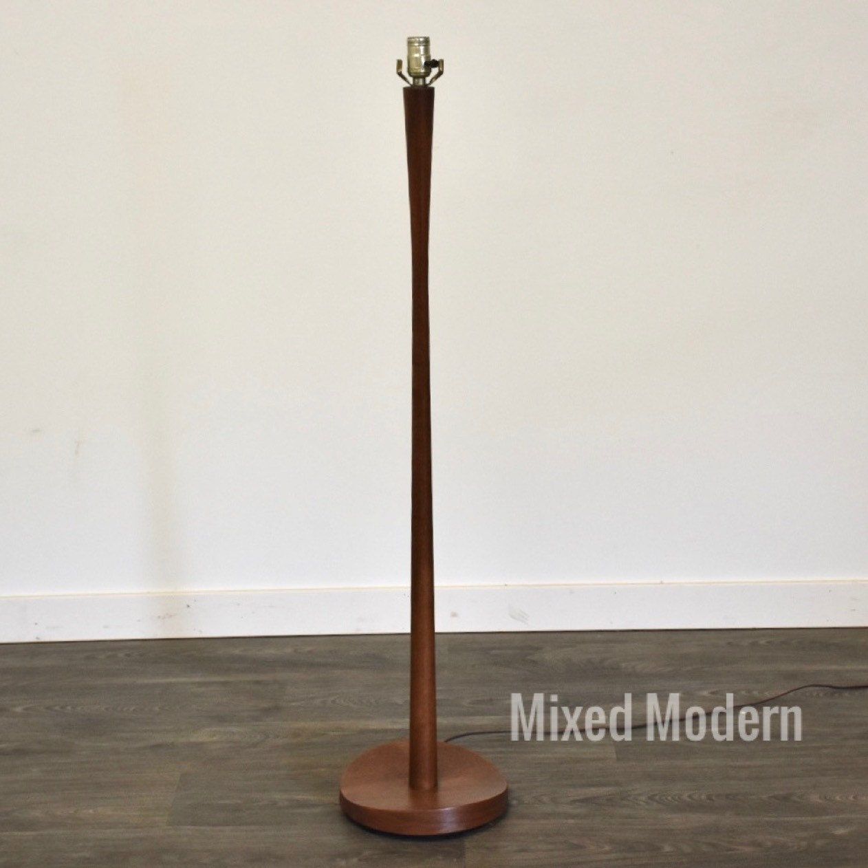 Walnut Mid Century Modern Floor Lamp – Etsy Intended For Walnut Floor Lamps (Photo 6 of 15)