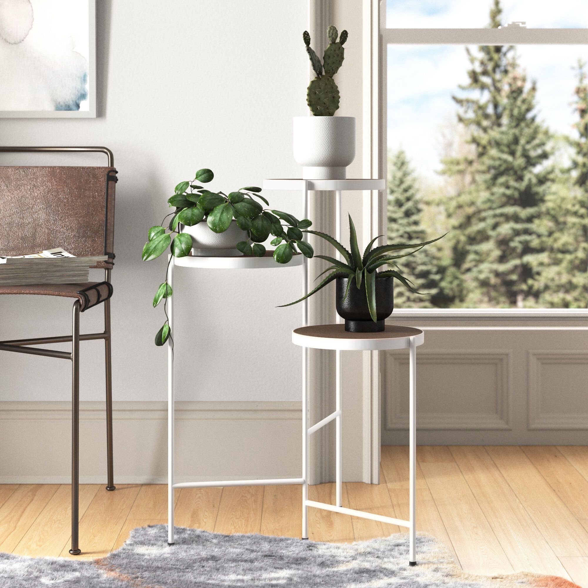 Wayfair | Modern & Contemporary Plant Stands & Tables You'll Love In 2023 In Modern Plant Stands (Photo 8 of 15)